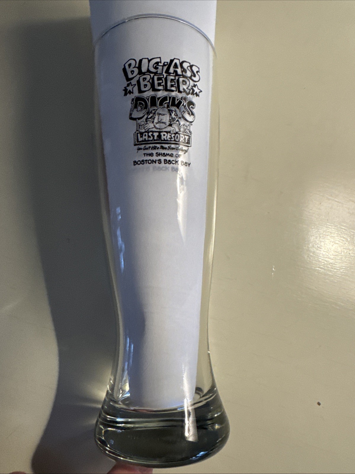 Dicks Last Resort (Boston) Big-Ass Beer Glass 24oz Dicks Last Resort (Boston) Big-Ass Beer Glass 24oz