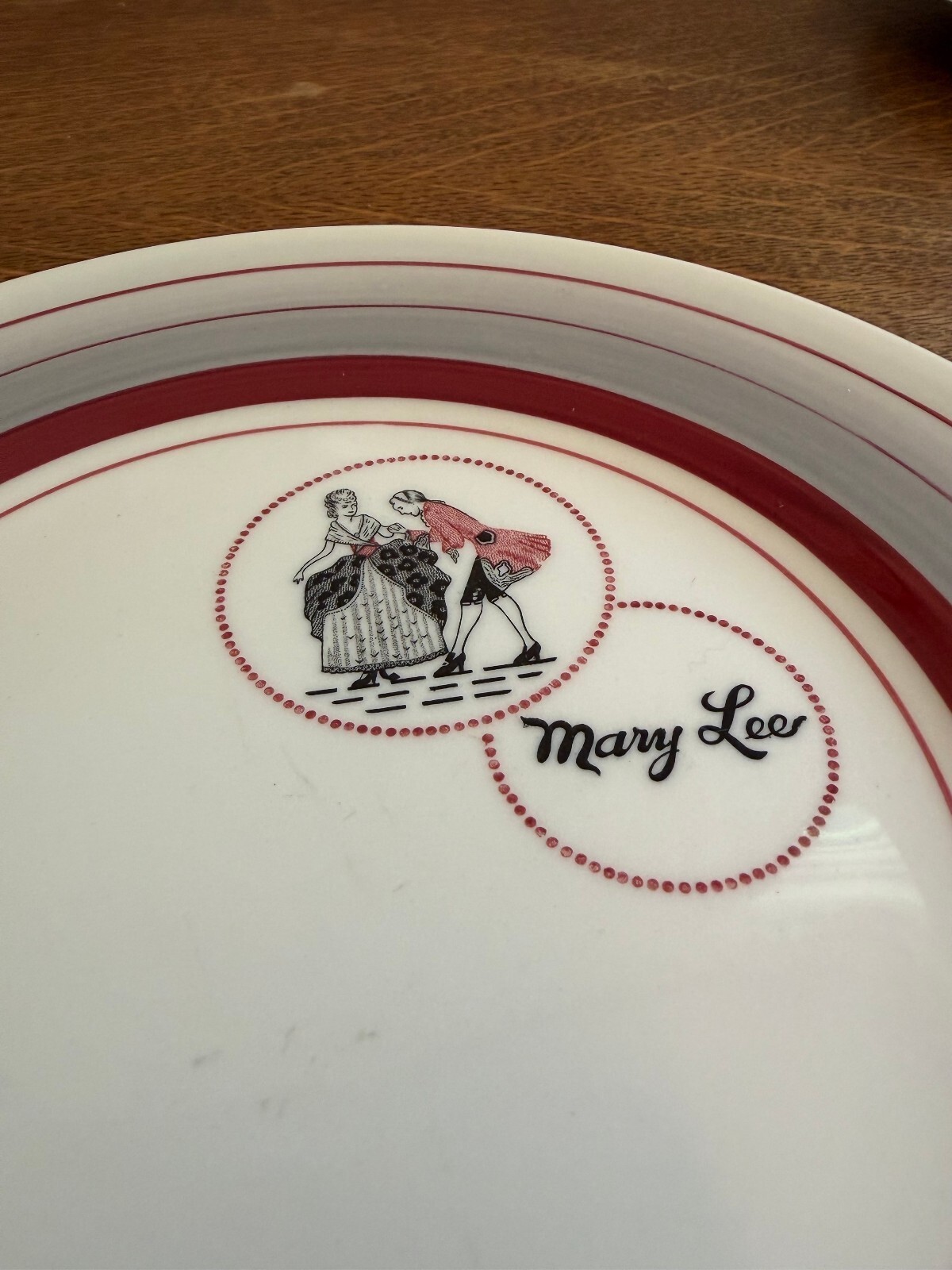 Mary Lee Restaurant Plate Mayer China La Mure Hand Painted