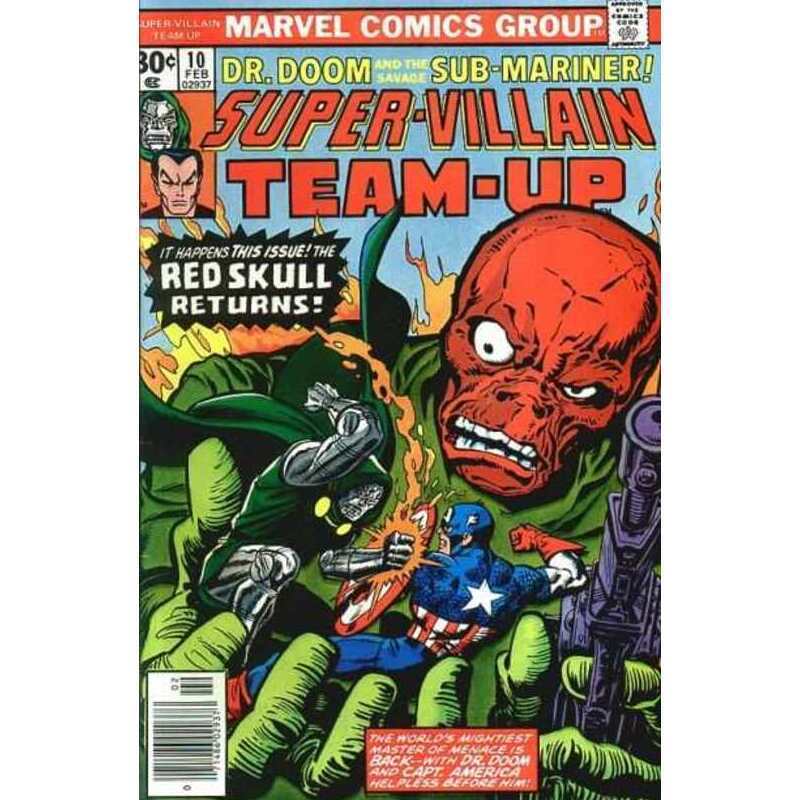 Super-Villain Team-Up #10 Marvel comics Fine+ Full description below [f]