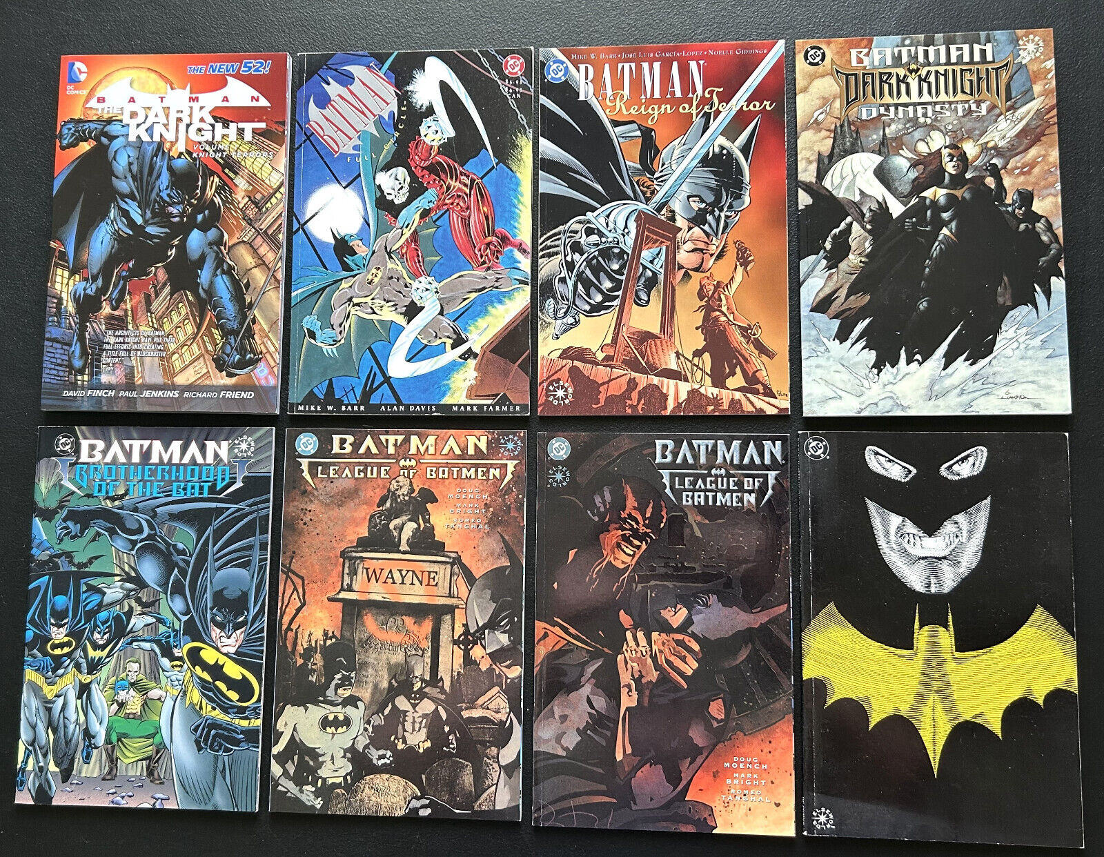 Batman TPB Lot Of 8 Books DC Comics Graphic Novels