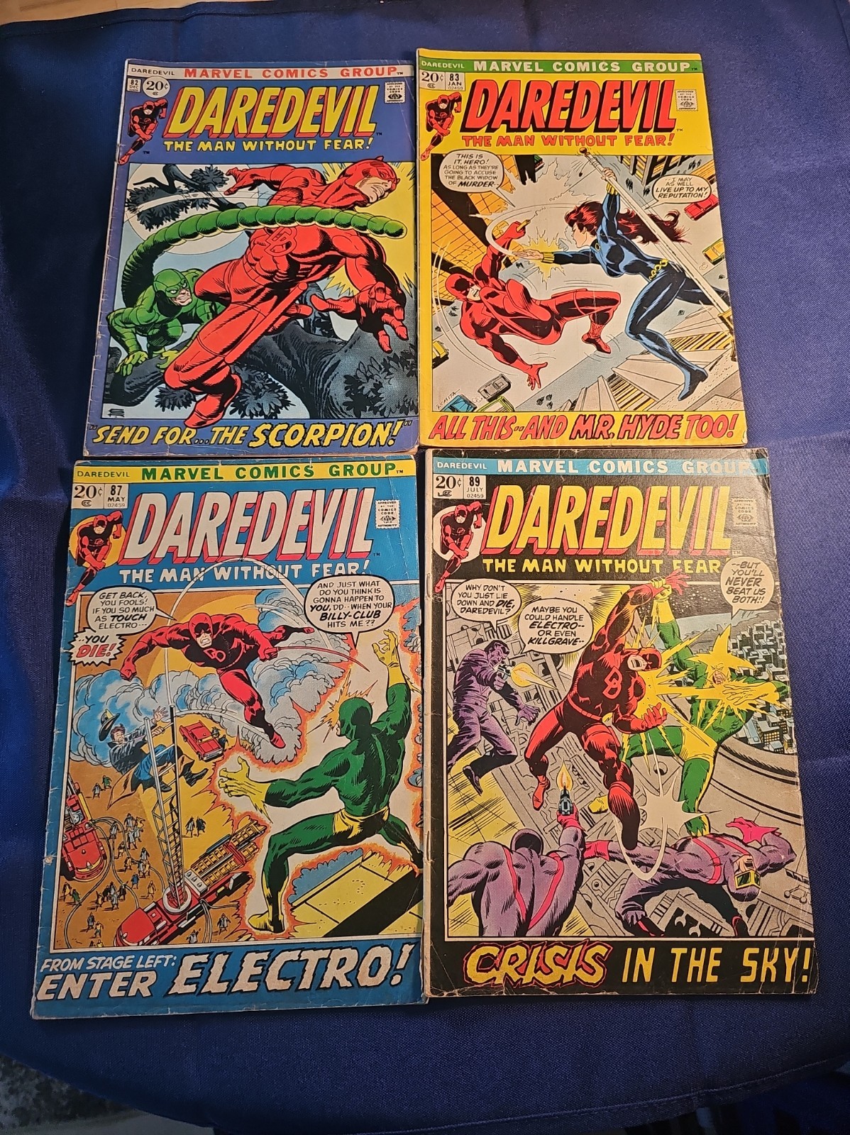 Daredevil Lot. Issues # 82,83,87,89 Daredevil Lot. Issues # 82,83,87,89