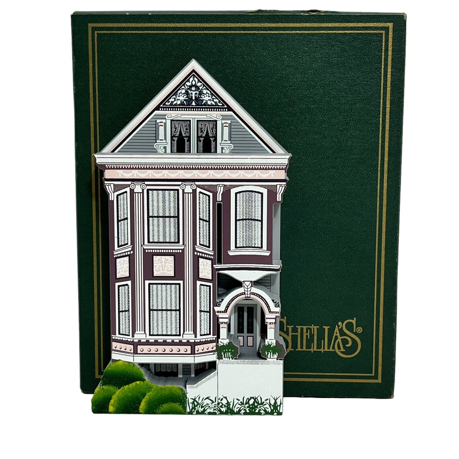 Shelia\'s Collectibles House Queen Rose San Francisco 1995 With Box
