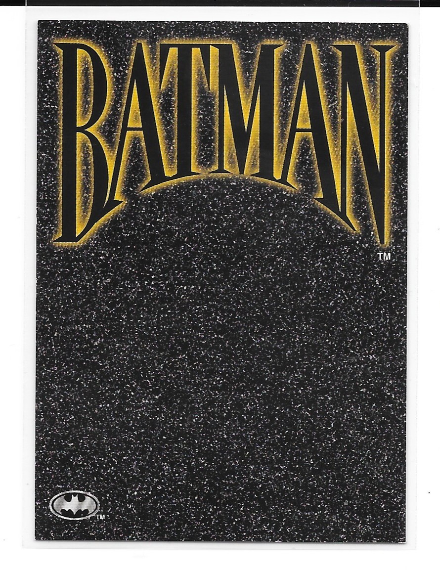 1994 Skybox Batman Saga of the Dark Knight BLANK SkyDisc ERROR No Holo RARE SD1