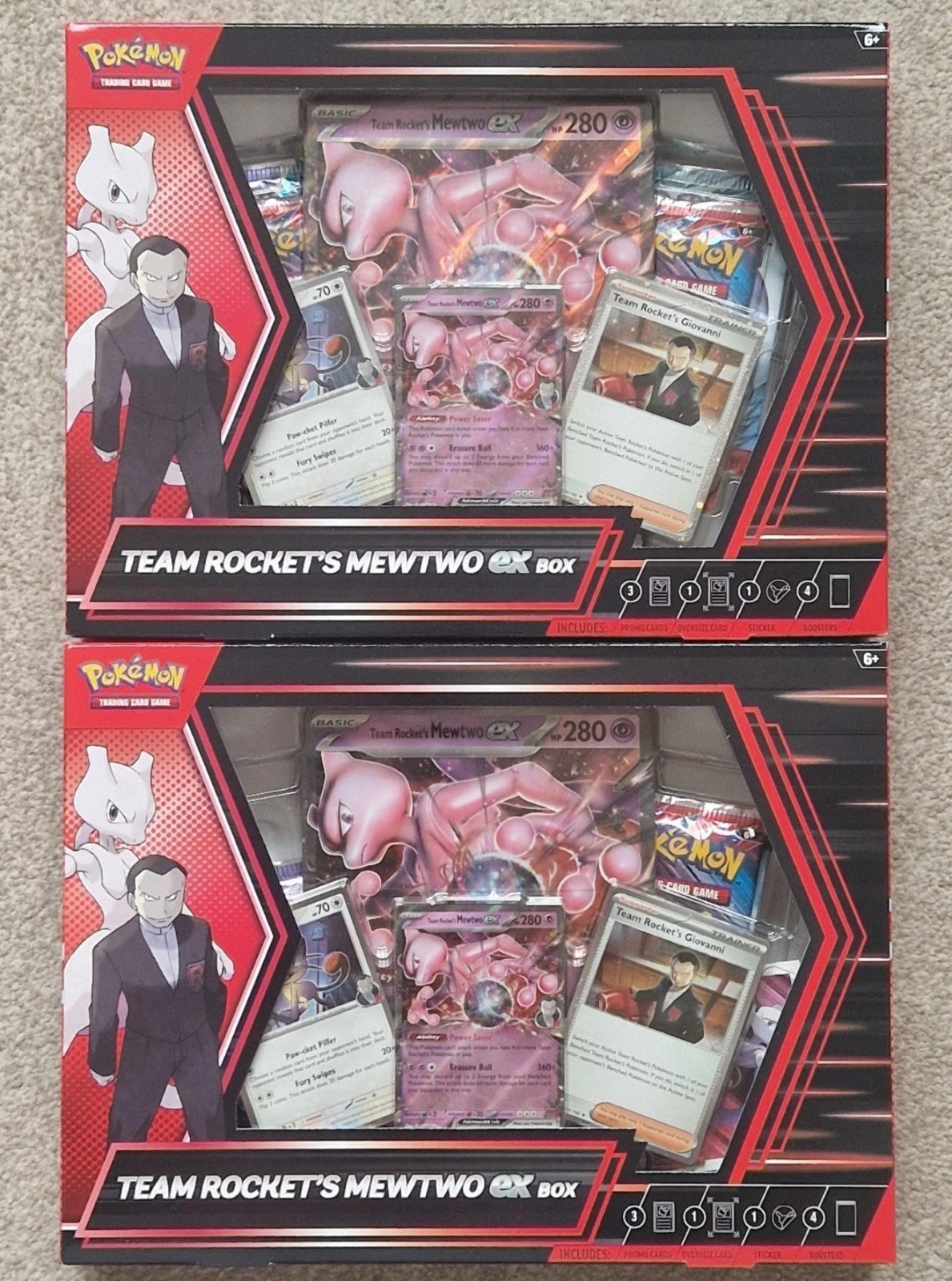 2 x Team Rocket\'s Mewtwo ex Box - Destined Rivals Pokemon TCG 2 x Team Rocket\'s Mewtwo ex Box - Destined Rivals Pokemon TCG