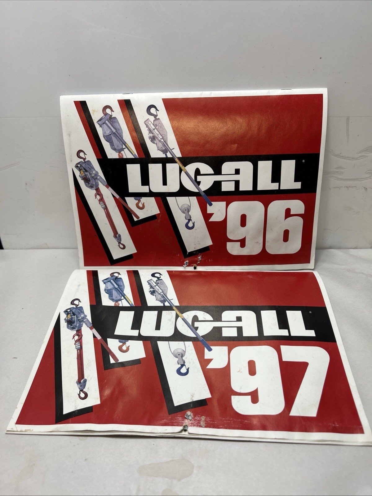 Vintage 96, 97, Lug-All Cable Hoist Wall Calendar, Swimsuit, Models, Industrial Vintage 96, 97, Lug-All Cable Hoist Wall Calendar, Swimsuit, Models, Industrial