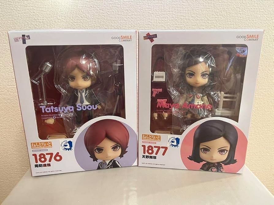 Nendoroid Tatsuya Suou & Maya Amano Persona 2 Figure Set of 2 Brand New (MISB)