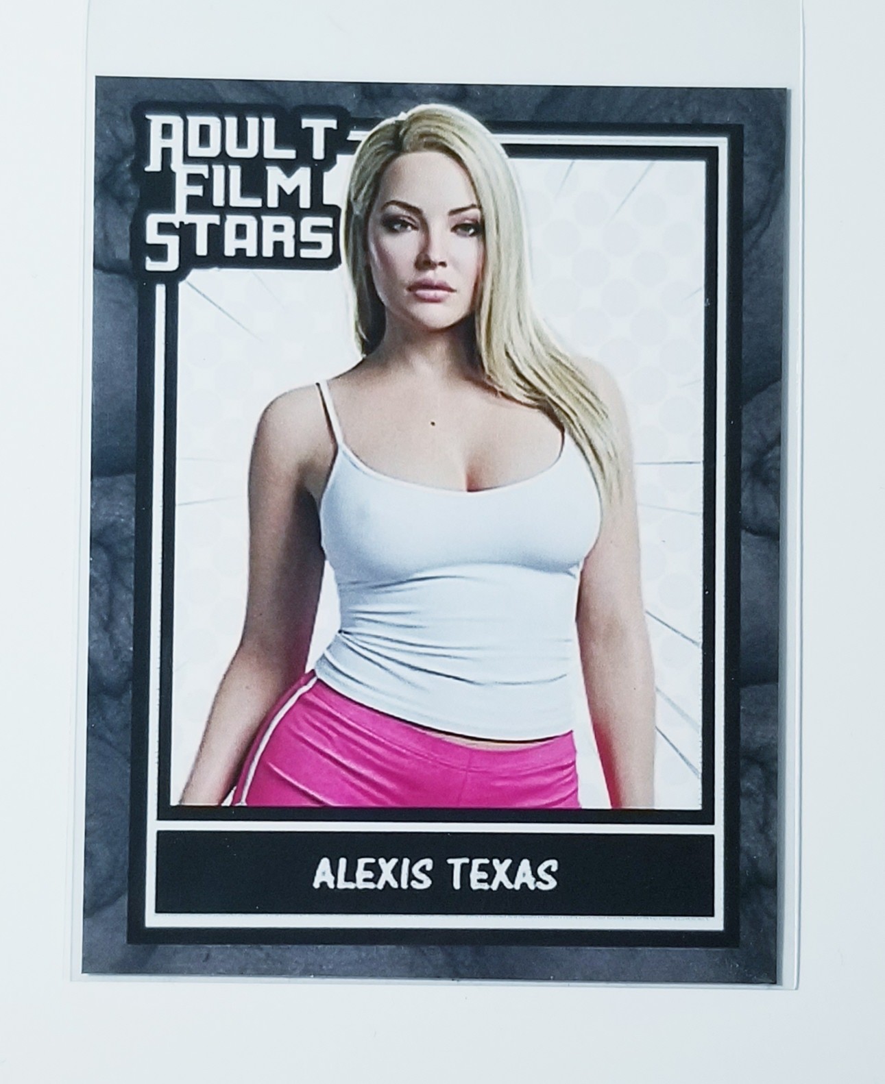 ALEXIS TEXAS ADULT FILM STARS CUSTOM ART CARD NOVELTY WITH BACK ALEXIS TEXAS ADULT FILM STARS CUSTOM ART CARD NOVELTY WITH BACK
