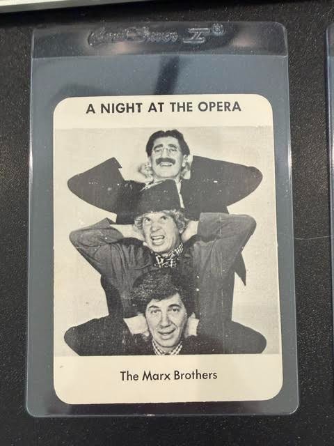 1974 Research Games Movie Stars THE MARX BROTHERS Harpo GROUCHO Chico Card 1974 Research Games Movie Stars THE MARX BROTHERS Harpo GROUCHO Chico Card