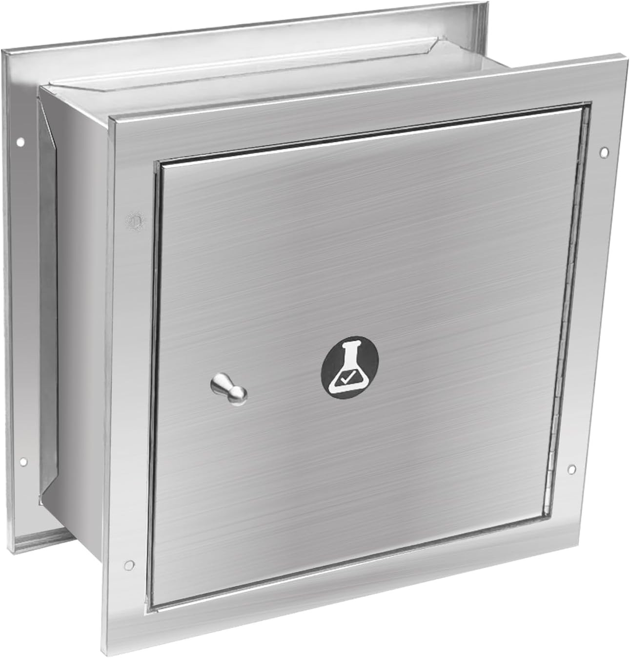 Stainless Steel Pass-Through Specimen Cabinet with Dual Access Doors