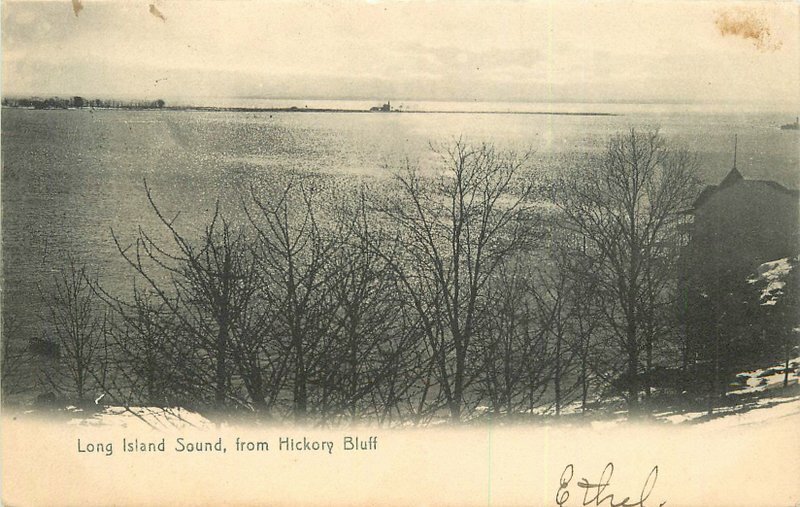 Norwalk Connecticut C1905 Long Island Sound Hickory Bluff Postcard 21-14026 Norwalk Connecticut C1905 Long Island Sound Hickory Bluff Postcard 21-14026