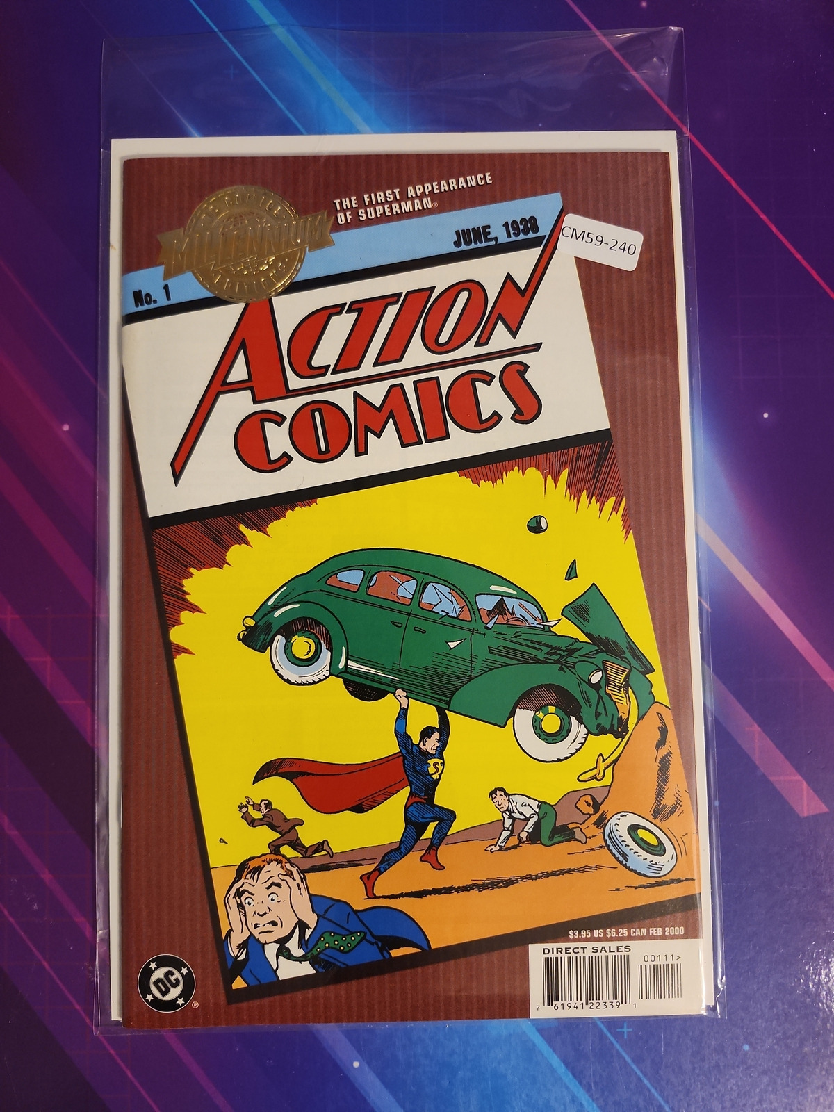 MILLENNIUM EDITION: ACTION COMICS #1 ONE-SHOT HIGH GRADE DC COMIC BOOK CM59-240