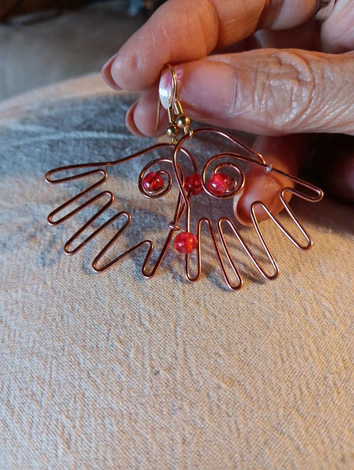 Healing Hands Reiki Wire Earings Healing Hands Reiki Wire Earings
