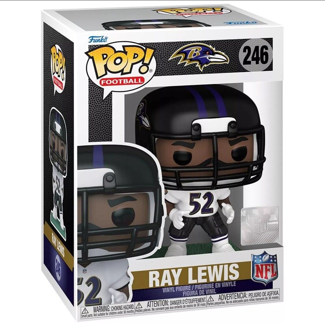 Funko Pop Football: Ravens Ray Lewis NFL #246