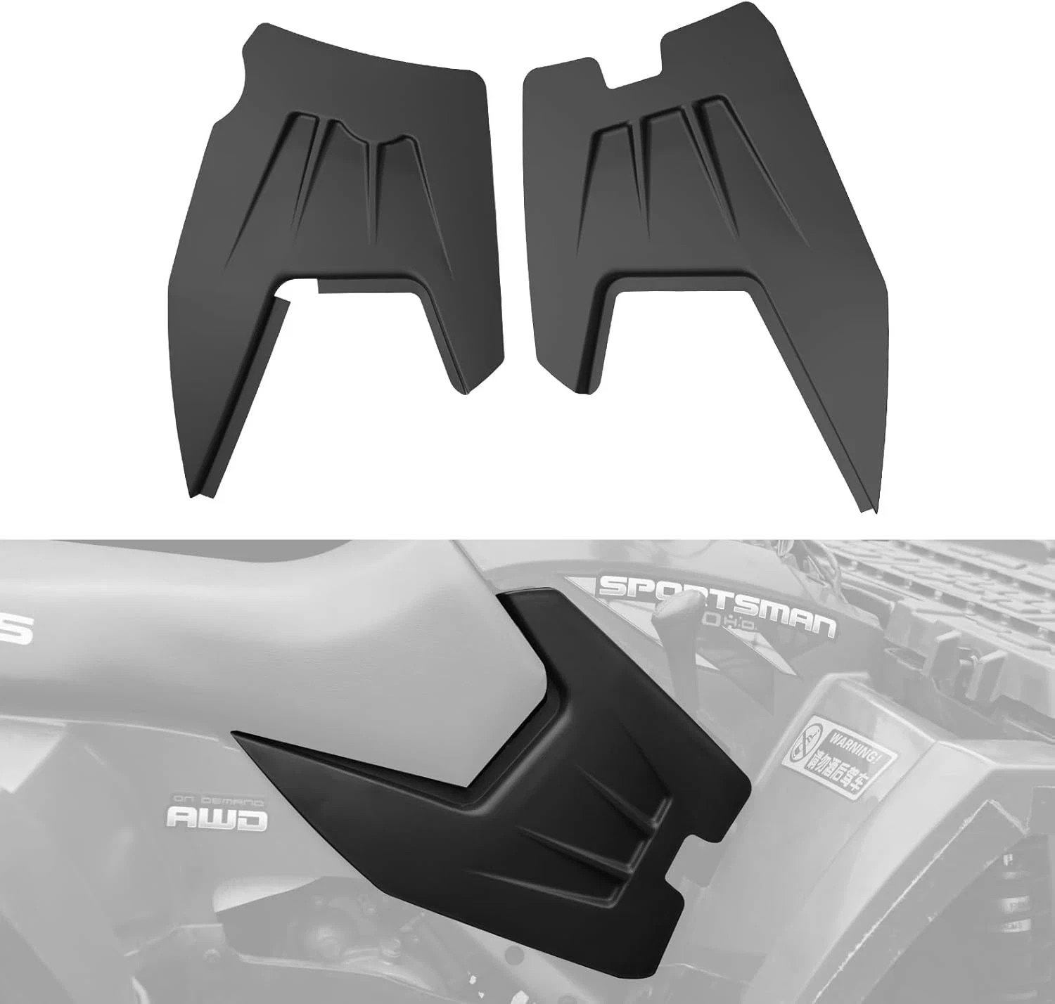 Side Panels with Foil for Polaris Sportsman 500 700 800 2006 2007 Black Pair NEW Side Panels with Foil for Polaris Sportsman 500 700 800 2006 2007 Black Pair NEW