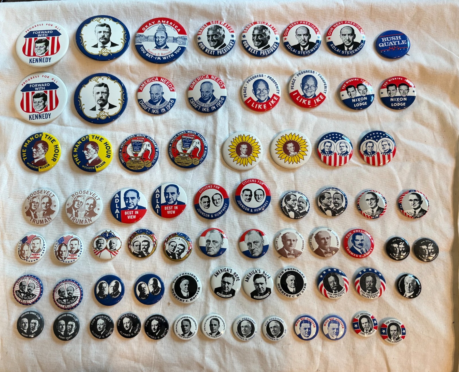 Vintage Political Pins Campaign Button Pinback Presidential Collection Lot of 70 Vintage Political Pins Campaign Button Pinback Presidential Collection Lot of 70