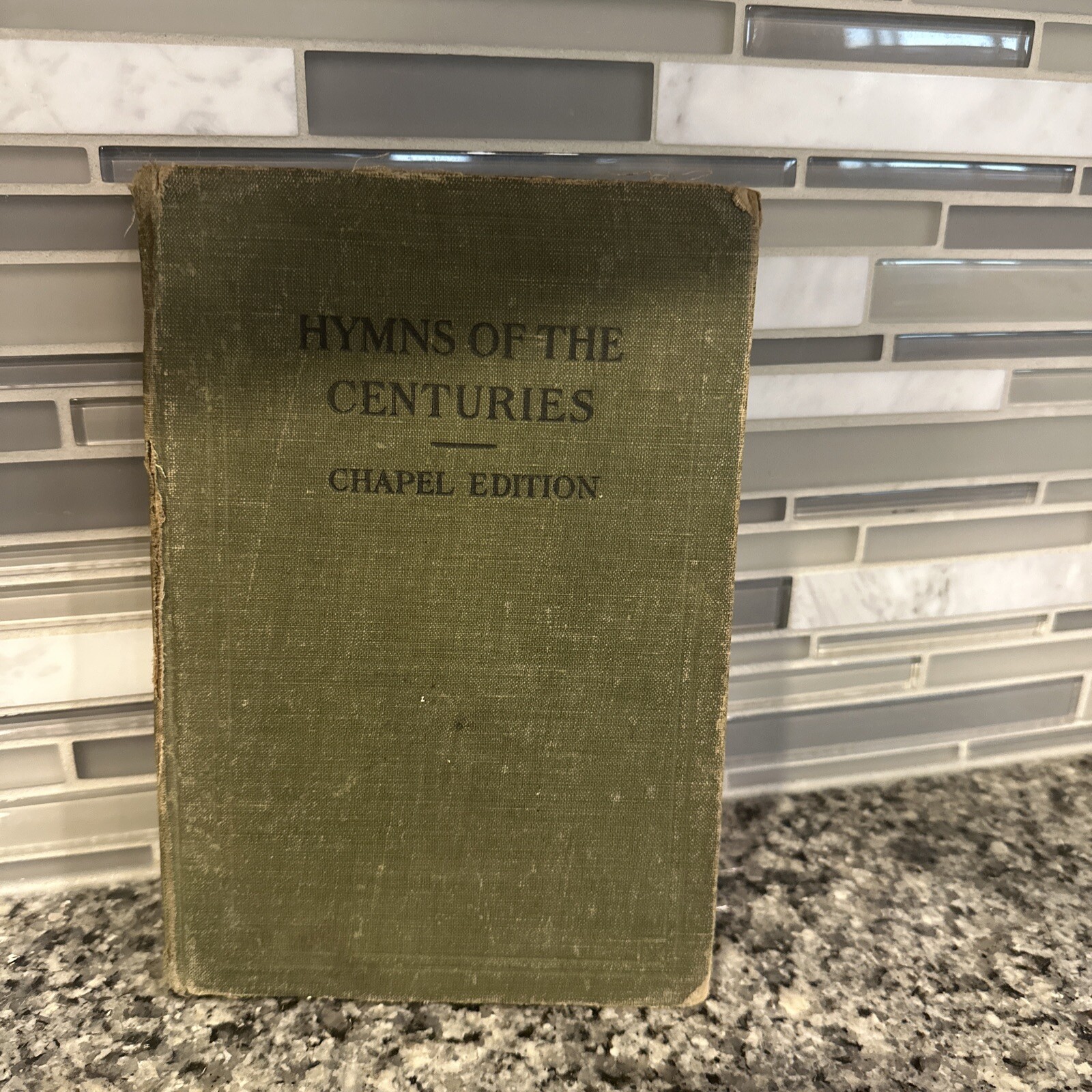 Vintage 1911 HC Hymns Of The Centuries Chapel Edition Baptist Churches VTG Book