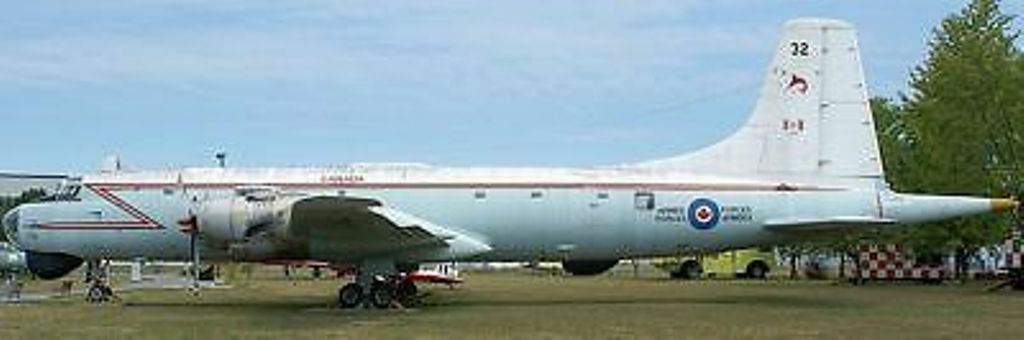 CP-107 Argus Canadair CP107 Airplane Desktop Kiln Dry Wood Model 