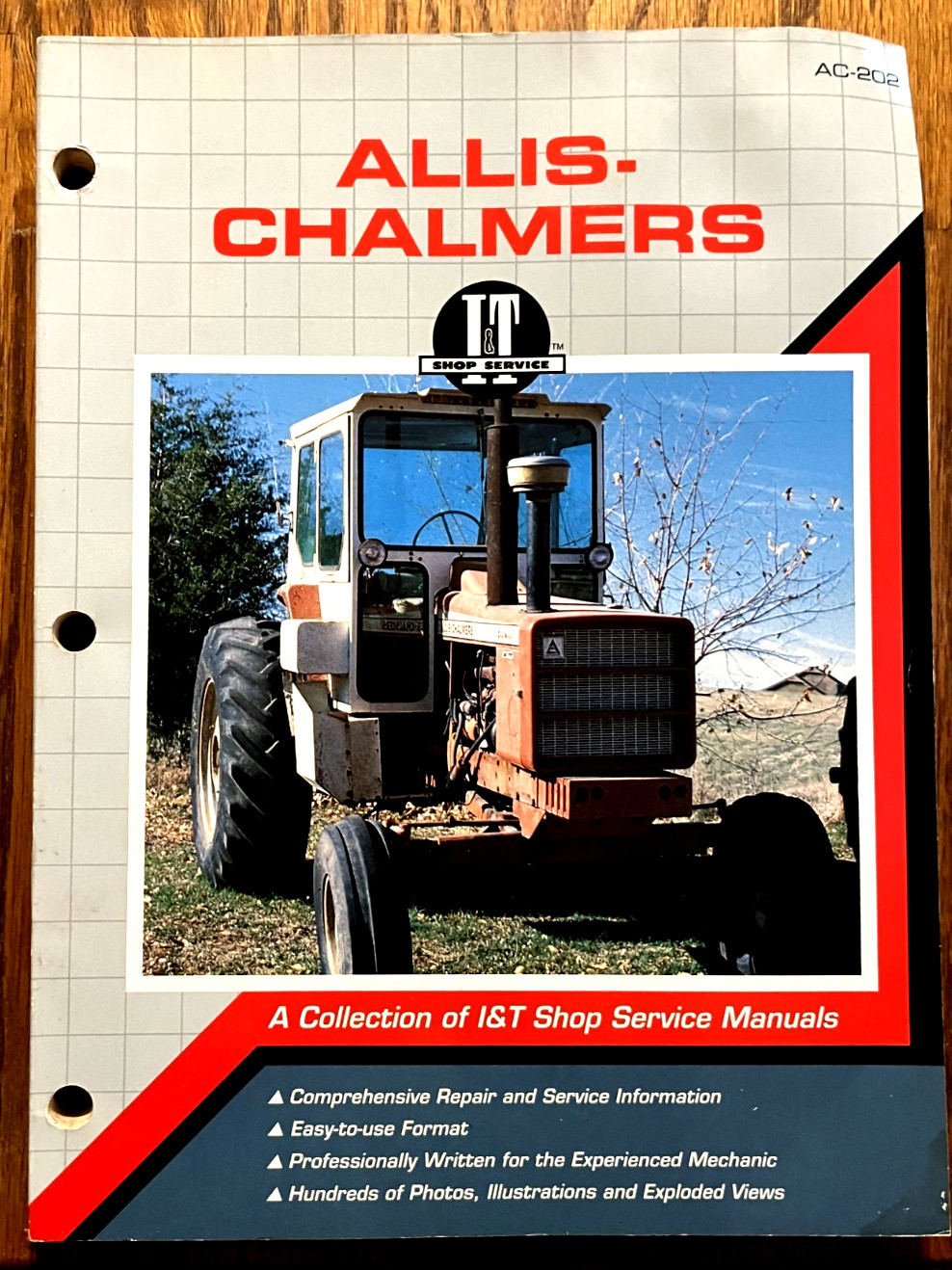 Allis Chalmers D19 180 185 190 200 D21 7010 7020 7030 7040shop manual I&T AC-202