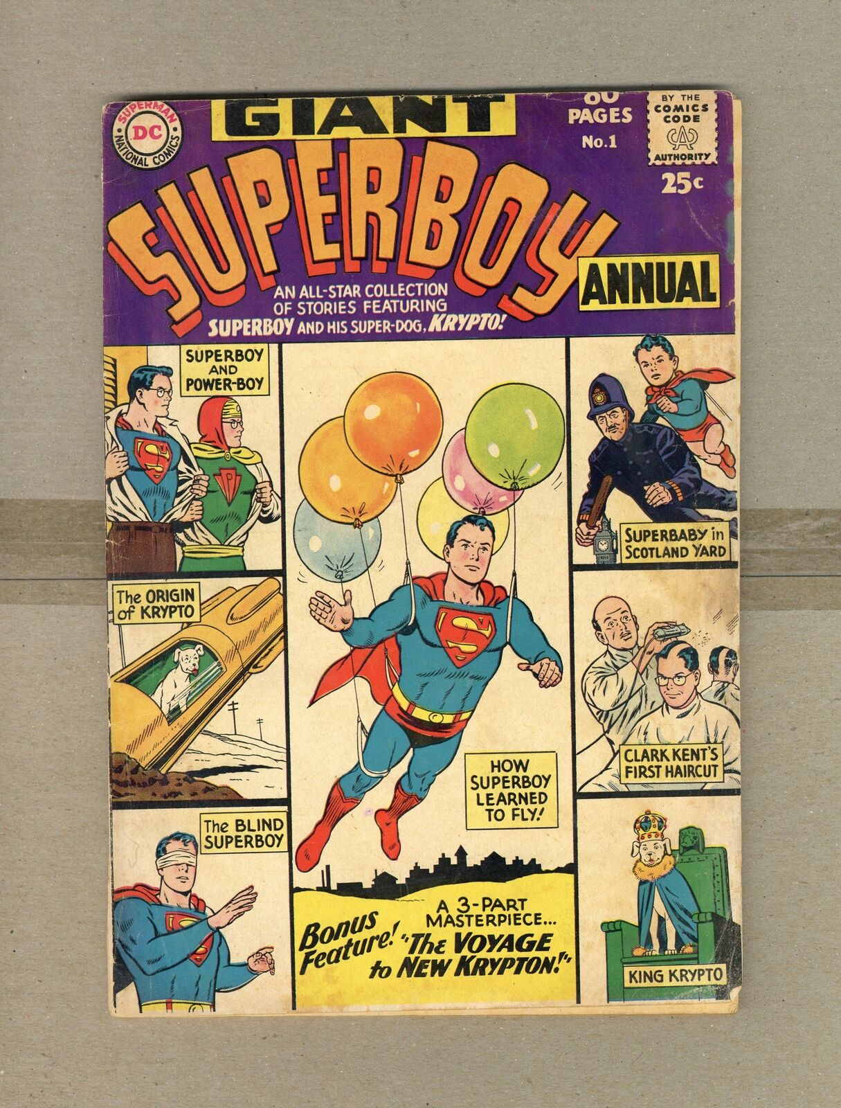 Superboy Annual #1 FR 1.0 1964 Low Grade