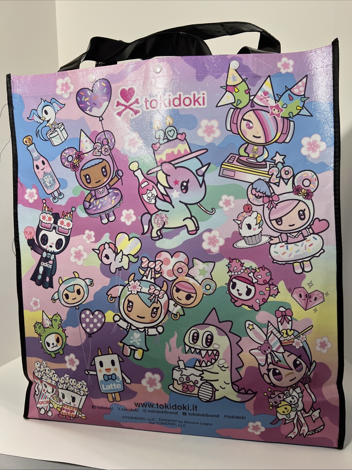 2025 Tokidoki Vinyl Backpack Carrier Bag EXCLUSIVE 20th Anniversary Limited New