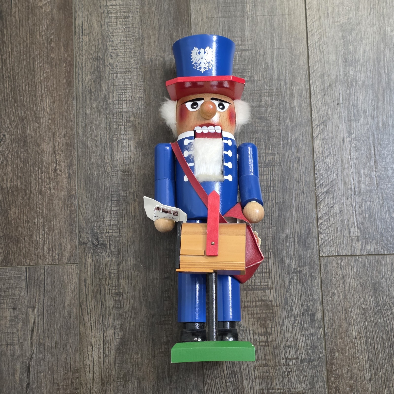 Steinbach Nutcracker Mailman w/ Tag Vintage Made in Germany Wooden
