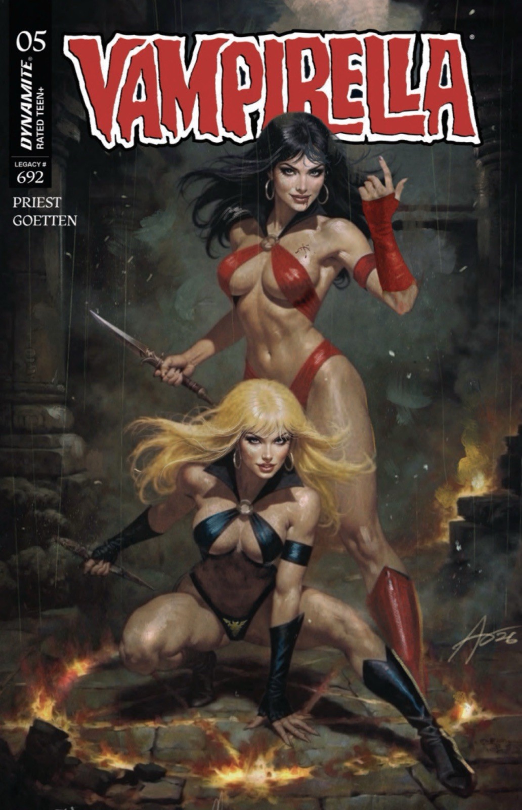 π₯π¦ VAMPIRELLA #5 (2026) RUDY AO 616 COMICS Trade Dress Variant A LTD 500 π₯π¦ VAMPIRELLA #5 (2026) RUDY AO 616 COMICS Trade Dress Variant A LTD 500