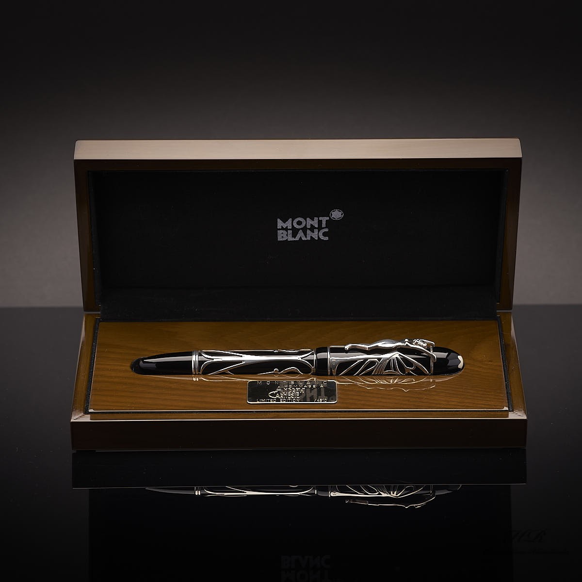 2002 Montblanc Patron of Art 4810 Edition Andrew Carnegie Fountain Pen ID 7275