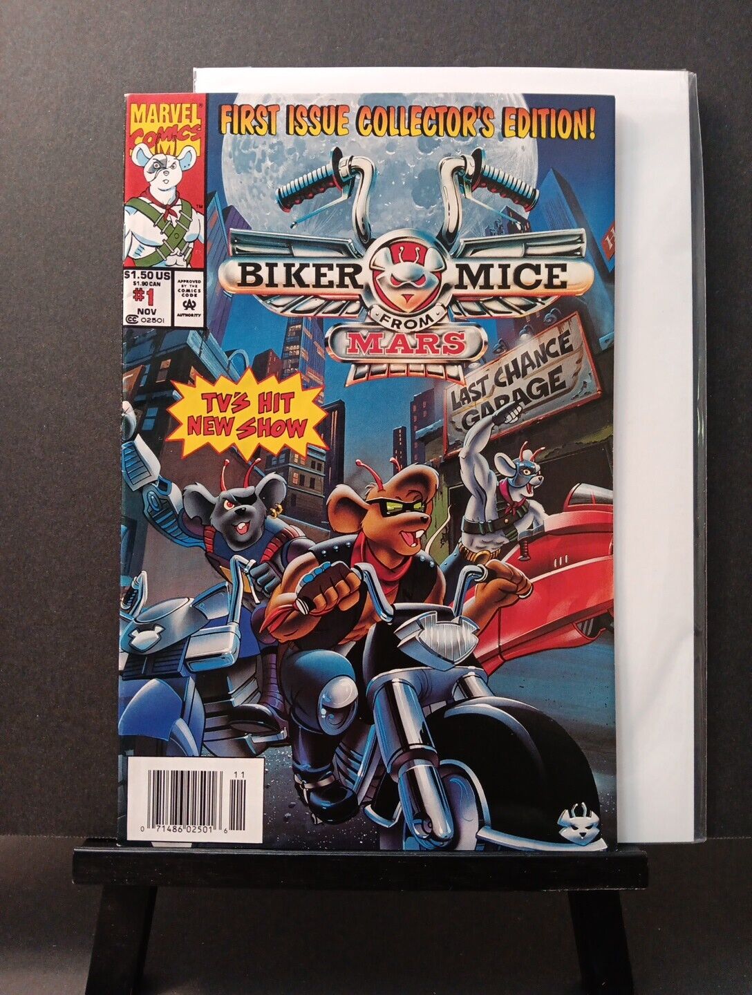 Biker Mice From Mars #1 VF/NM Newsstand Edition 1993 Marvel Comics Higher Grade