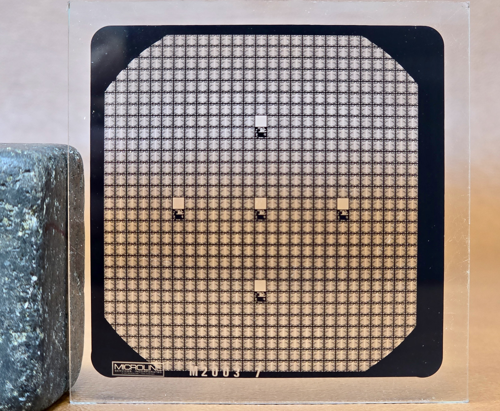 Microline Services, Inc. Glass Slide Microscope \