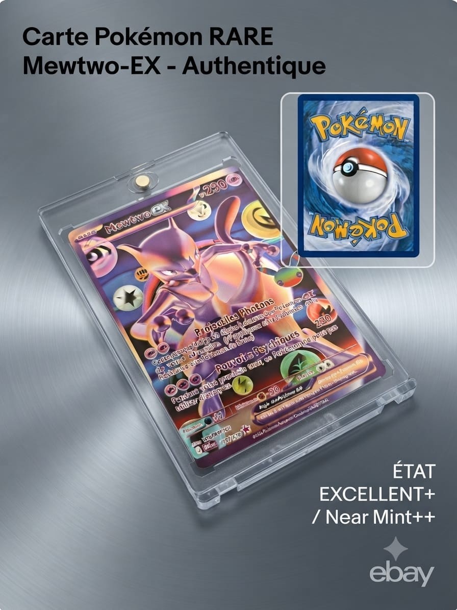 Mewtwo EX Pokemon Card TCG Pokemon GO 157/163 Holo FR PV 230