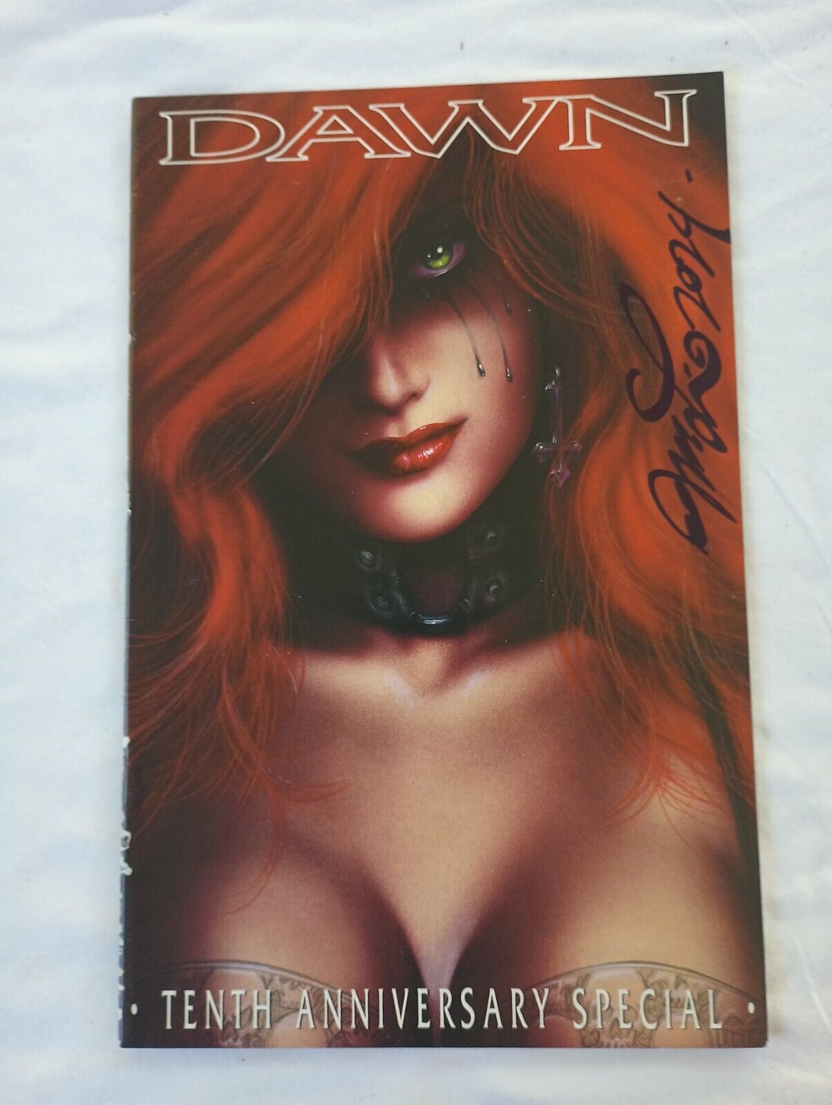 Dawn: Tenth Anniversary Special#1  Sirius 1999 signed by Joseph Michael Linsner