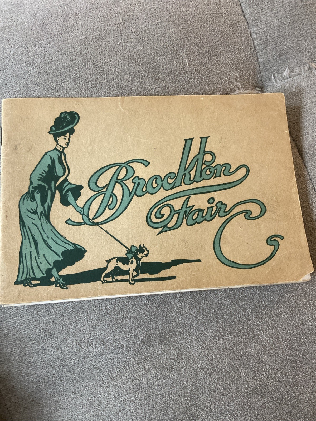 1911 Brockton Massachusetts Fair Program Book 115 Years Old RARE 1911 Brockton Massachusetts Fair Program Book 115 Years Old RARE