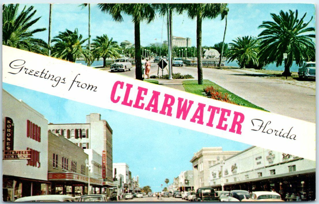 Postcard - Greetings from Clearwater, Florida