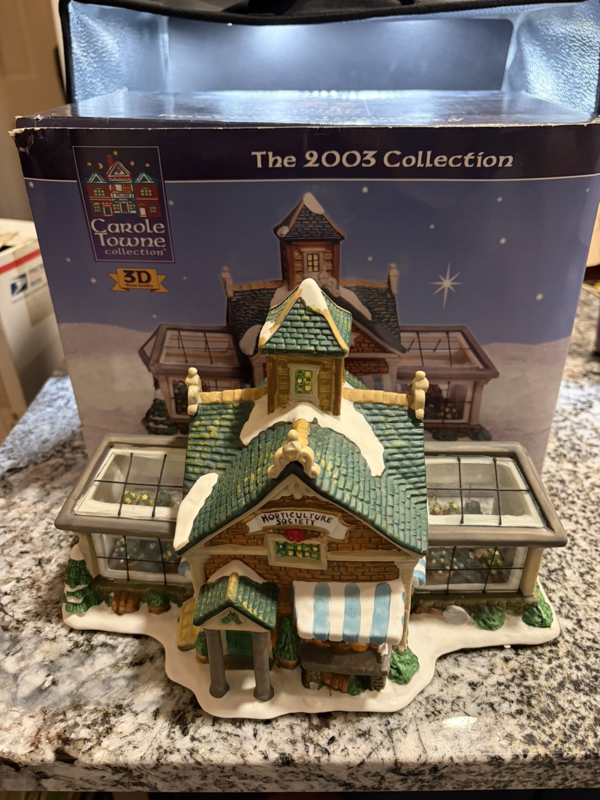 2003 LEMAX Carole Towne Collection HORTICULTURE SOCIETY Retired Rare Orig Box 2003 LEMAX Carole Towne Collection HORTICULTURE SOCIETY Retired Rare Orig Box