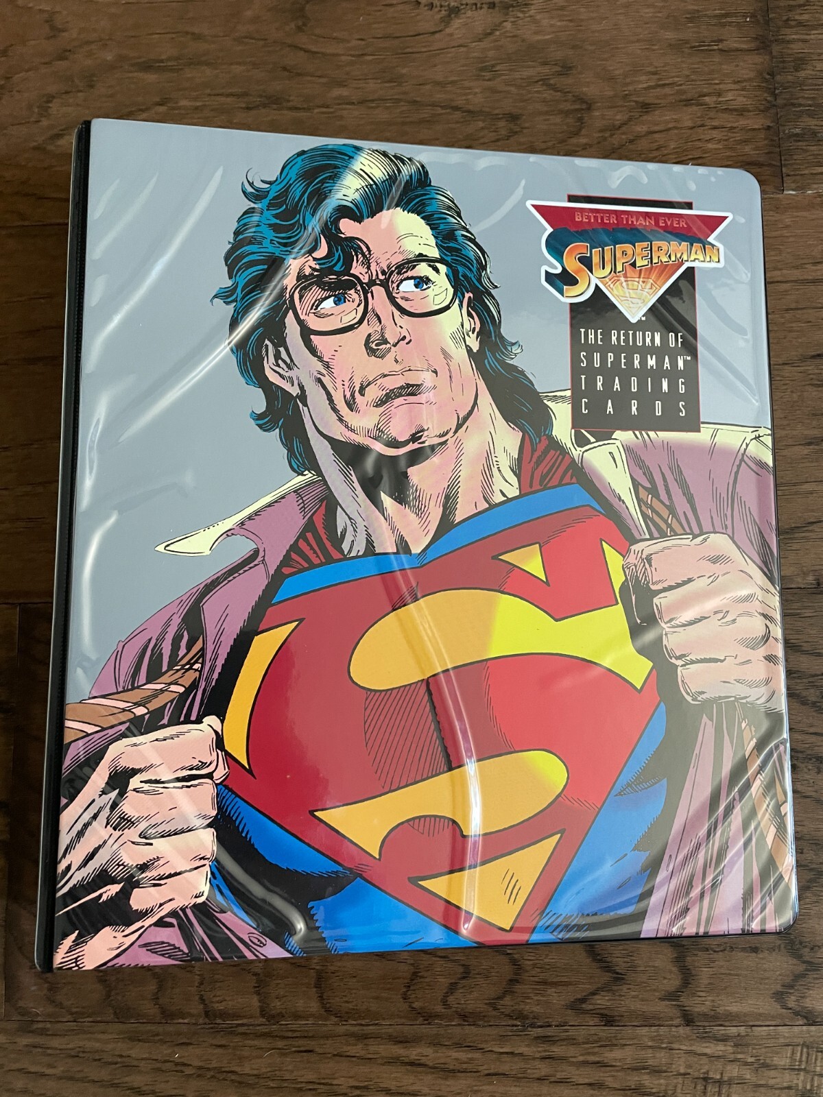 1993 SKYBOX THE RETURN OF SUPERMAN FACTORY BINDER 1993 SKYBOX THE RETURN OF SUPERMAN FACTORY BINDER