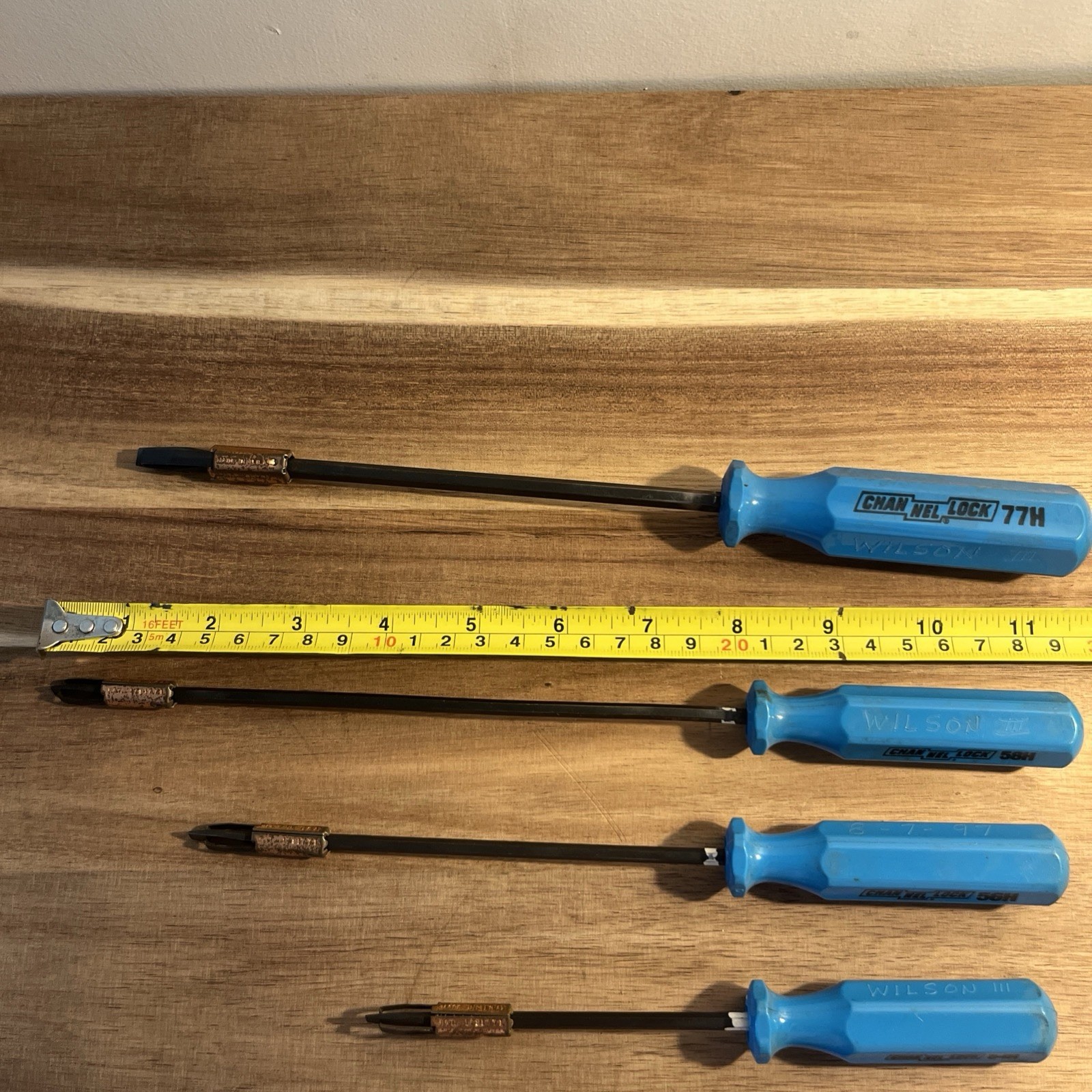 Vtg Channellock Screw Holding Screwdrivers 77H 58H 56H 54H & P14H 5 Pieces Vtg Channellock Screw Holding Screwdrivers 77H 58H 56H 54H & P14H 5 Pieces