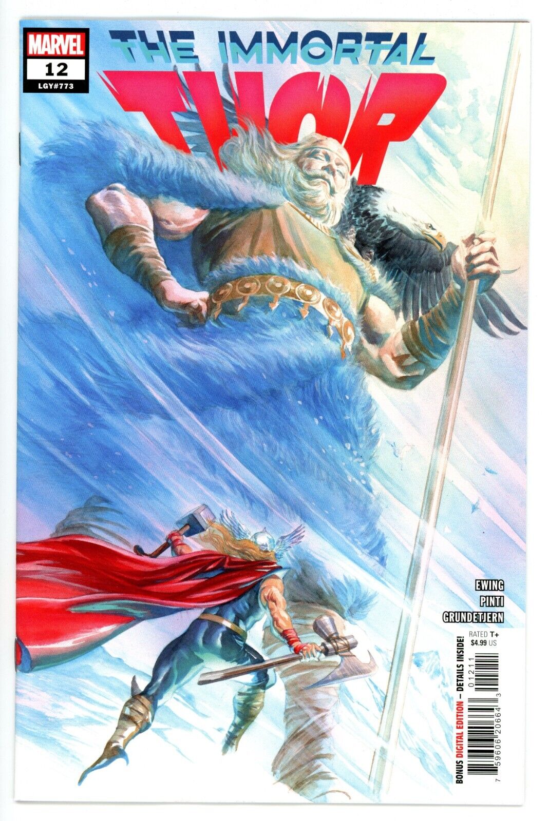 The Immortal Thor #12 . First Print . Alex Ross . NM . 🔥No Stock Photos🔥