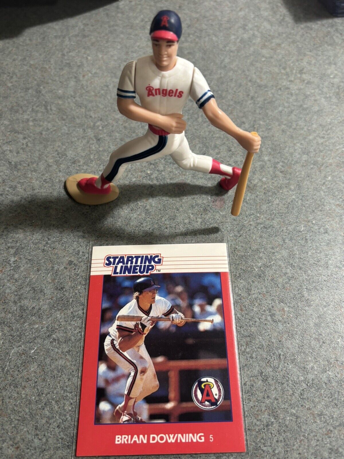 1988 Kenner Starting Lineup BRIAN DOWNING SLU OPEN FIGURE WITH CARD