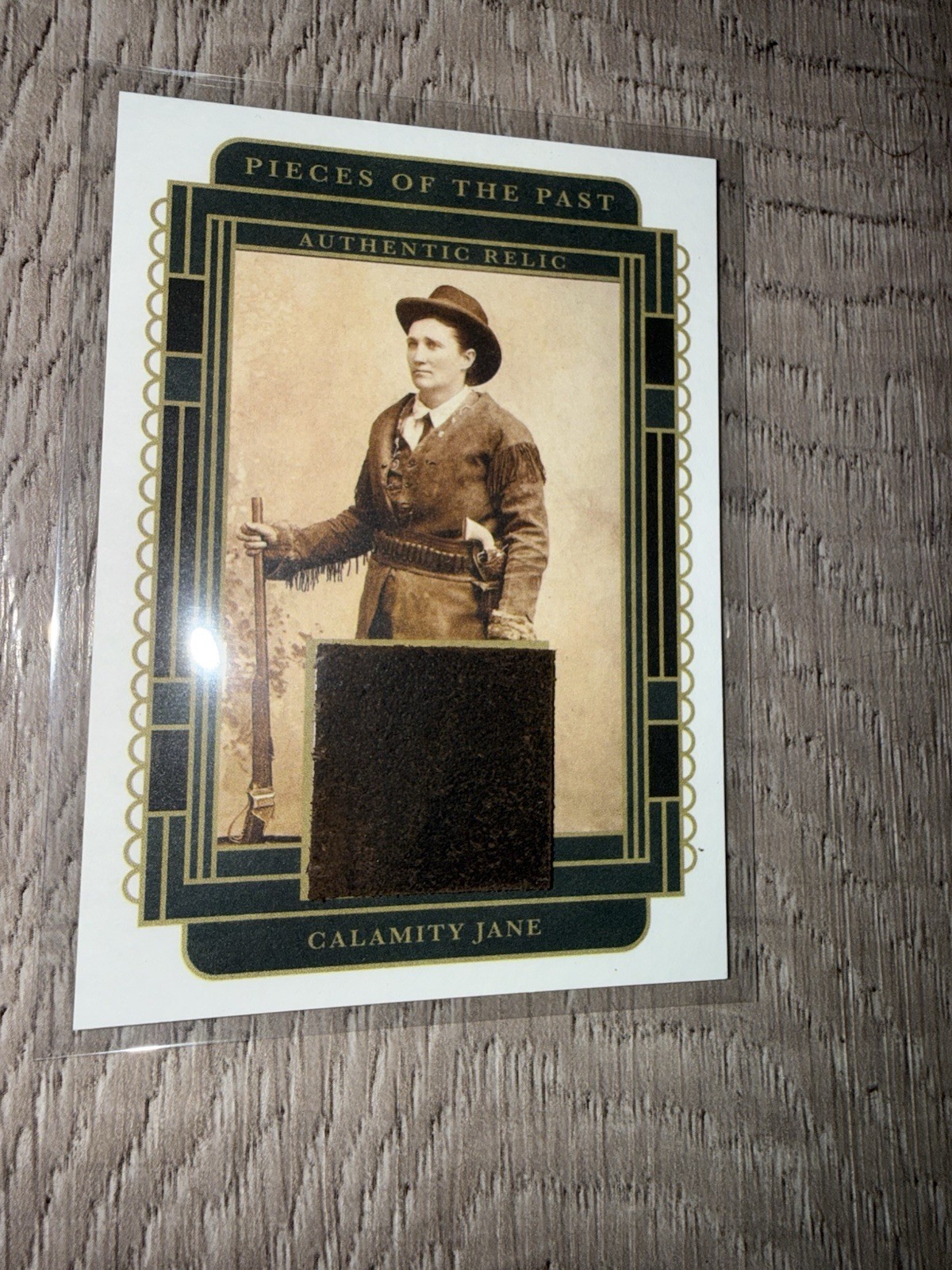 2025 Pieces Of The Past Calamity Jane Authentic Clothing Relic Card #PR-36 2025 Pieces Of The Past Calamity Jane Authentic Clothing Relic Card #PR-36