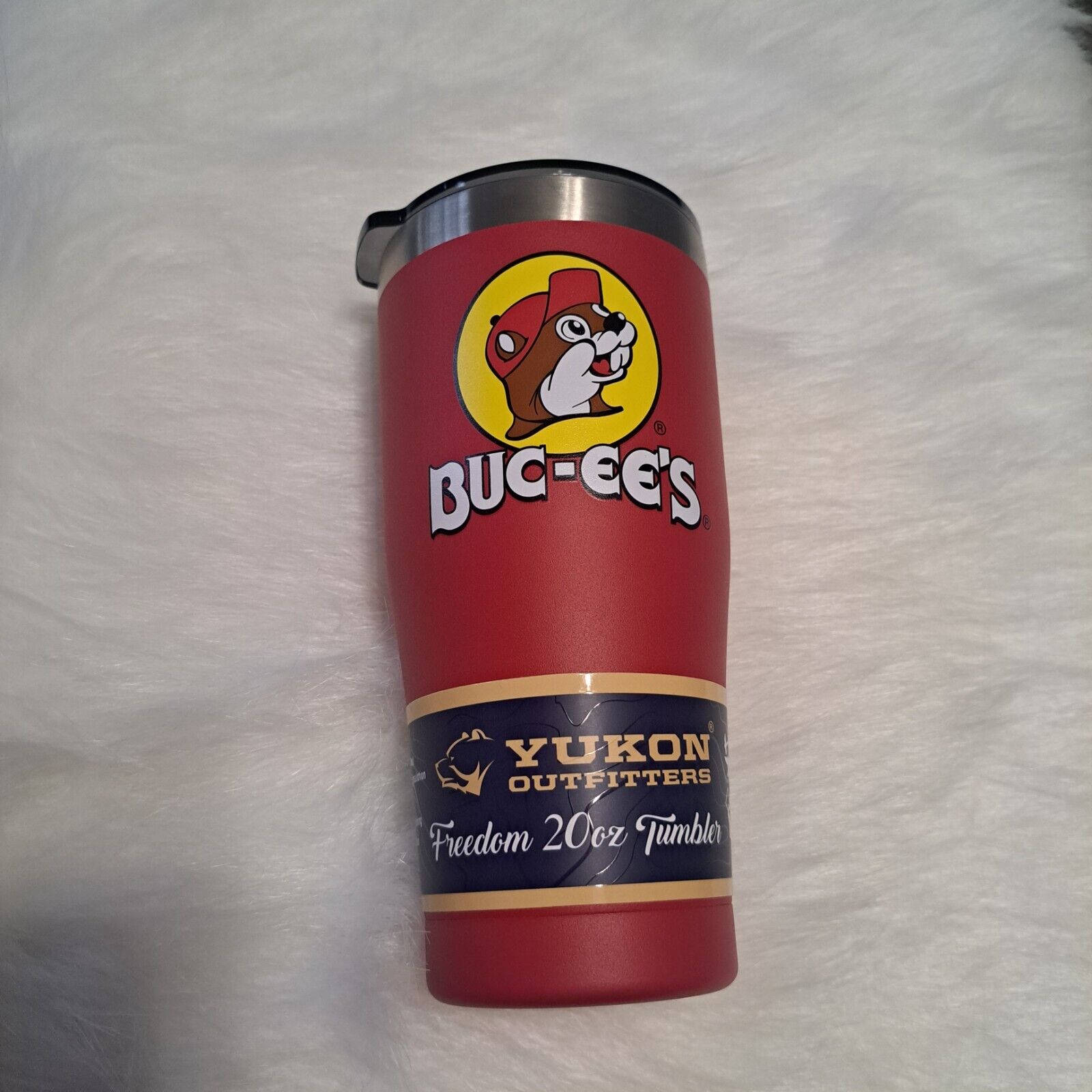 Buc-ee’s Logo Red Tumbler Travel Coffee Mug Yukon 20oz Bucees