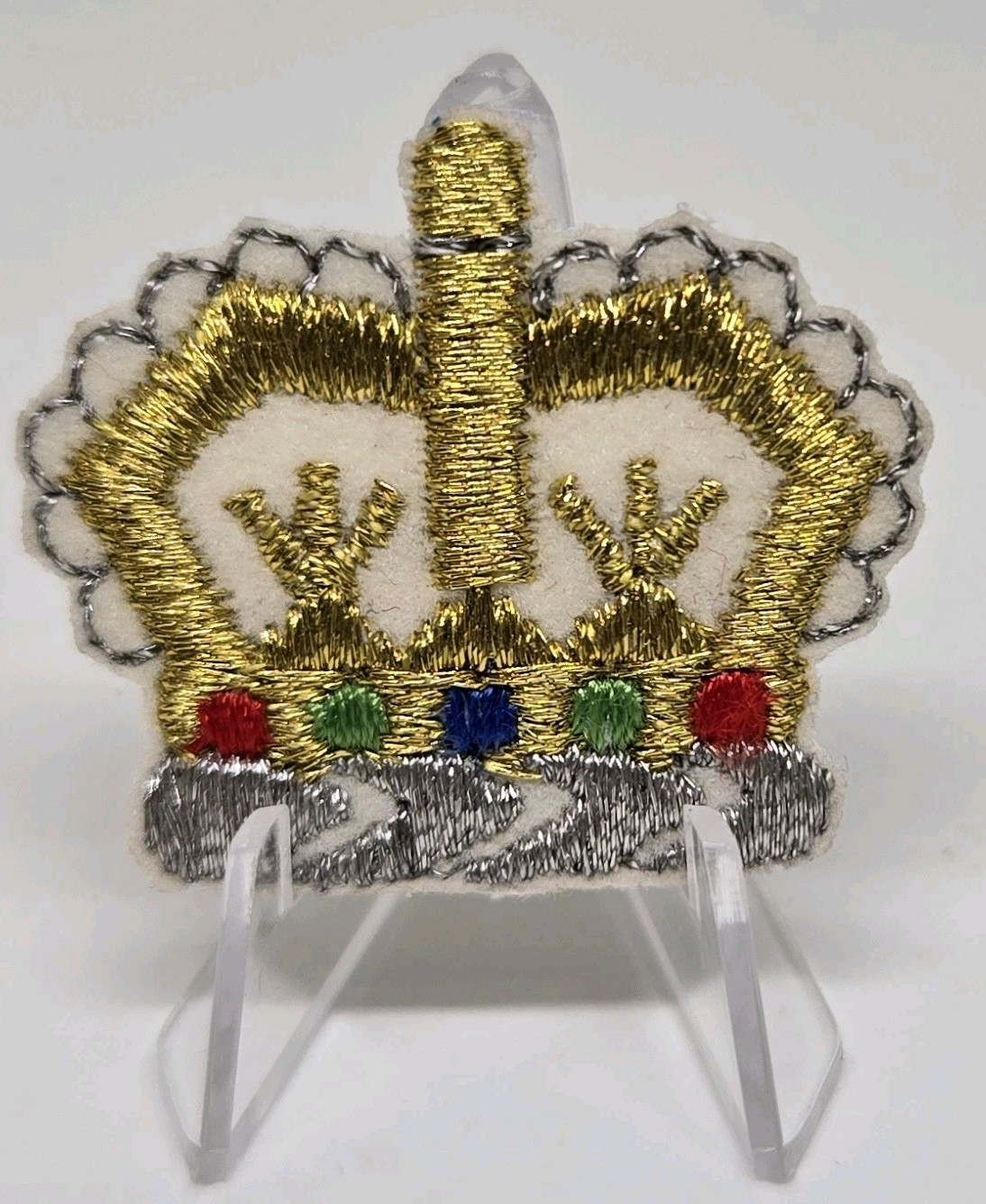 VINTAGE BRITISH ARMY OFFICERS MESS DRESS RANK CROWN PATCH VINTAGE BRITISH ARMY OFFICERS MESS DRESS RANK CROWN PATCH