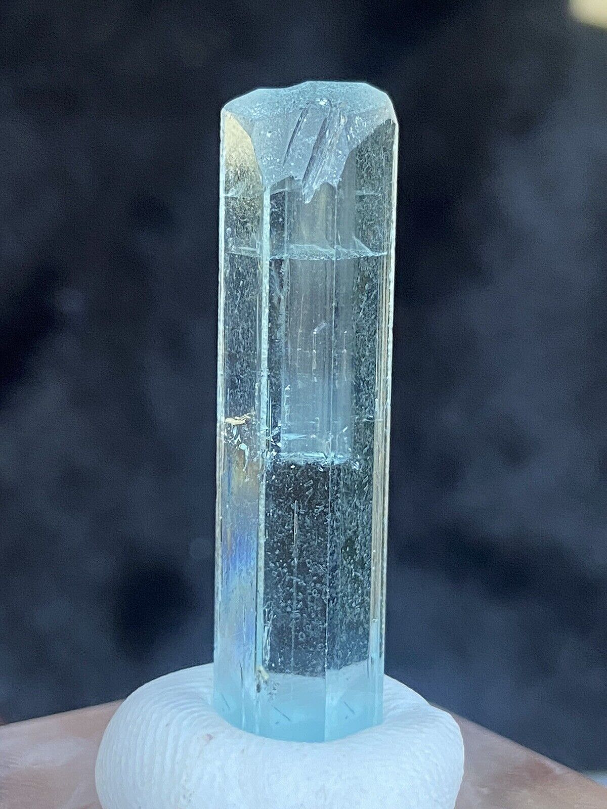 Amazing Transparent blue aquamarine crystal SKARDU Pakistan