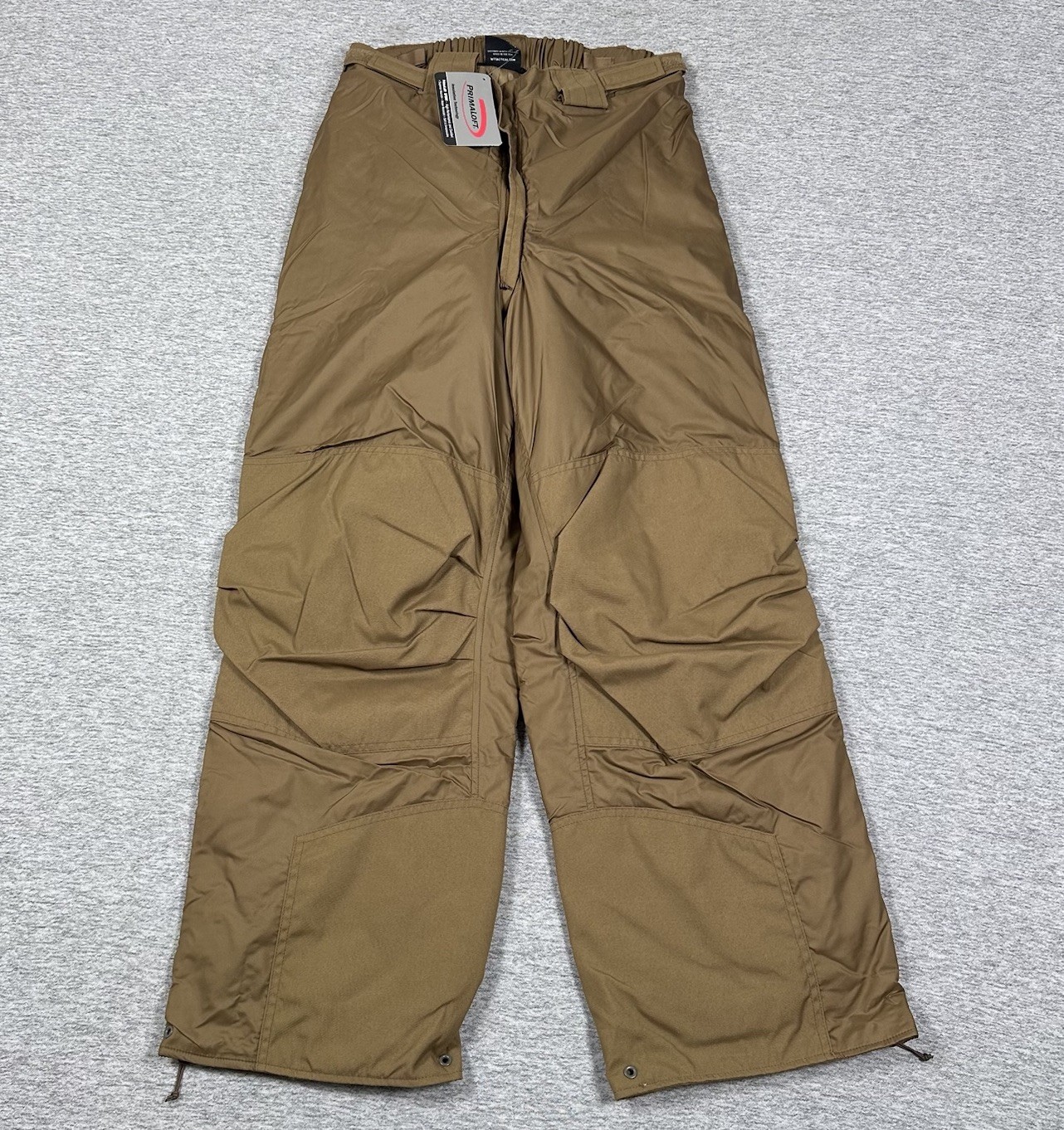 Wild Things WT Tactical Pants Mens Small Brown Cold Weather Low Loft Primaloft
