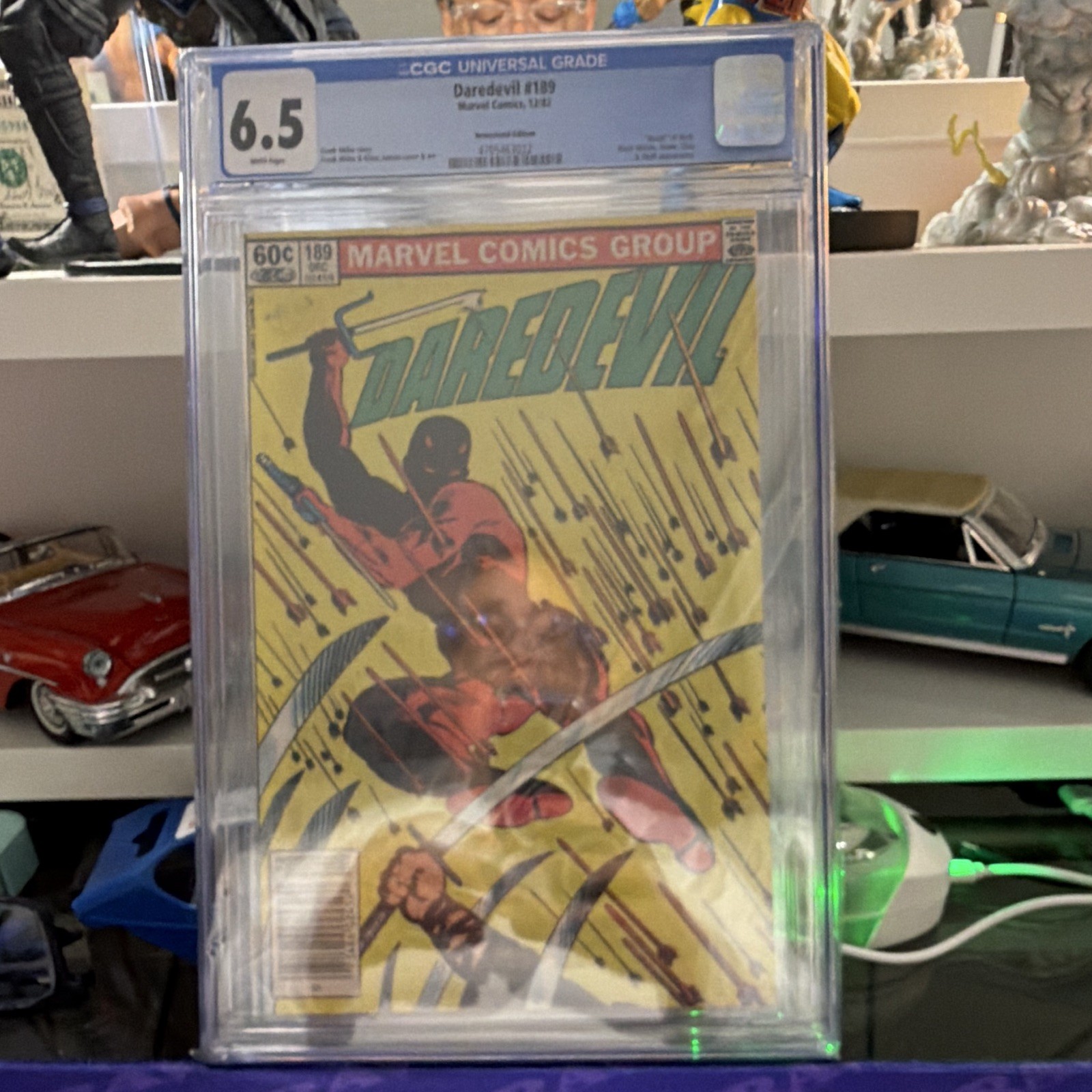 Daredevil #189 CGC 6.5 White Pages 1982 Marvel Comics Newsstand Variant