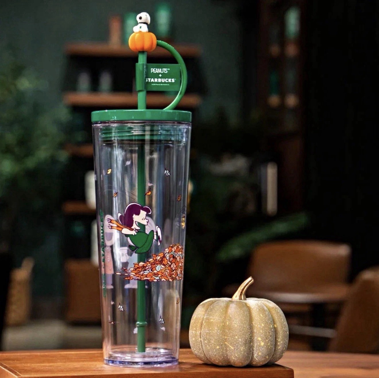 Starbucks x Peanuts Great Pumpkin Cold Cup 24oz Snoopy Topper 2026 NEW IN HAND Starbucks x Peanuts Great Pumpkin Cold Cup 24oz Snoopy Topper 2026 NEW IN HAND