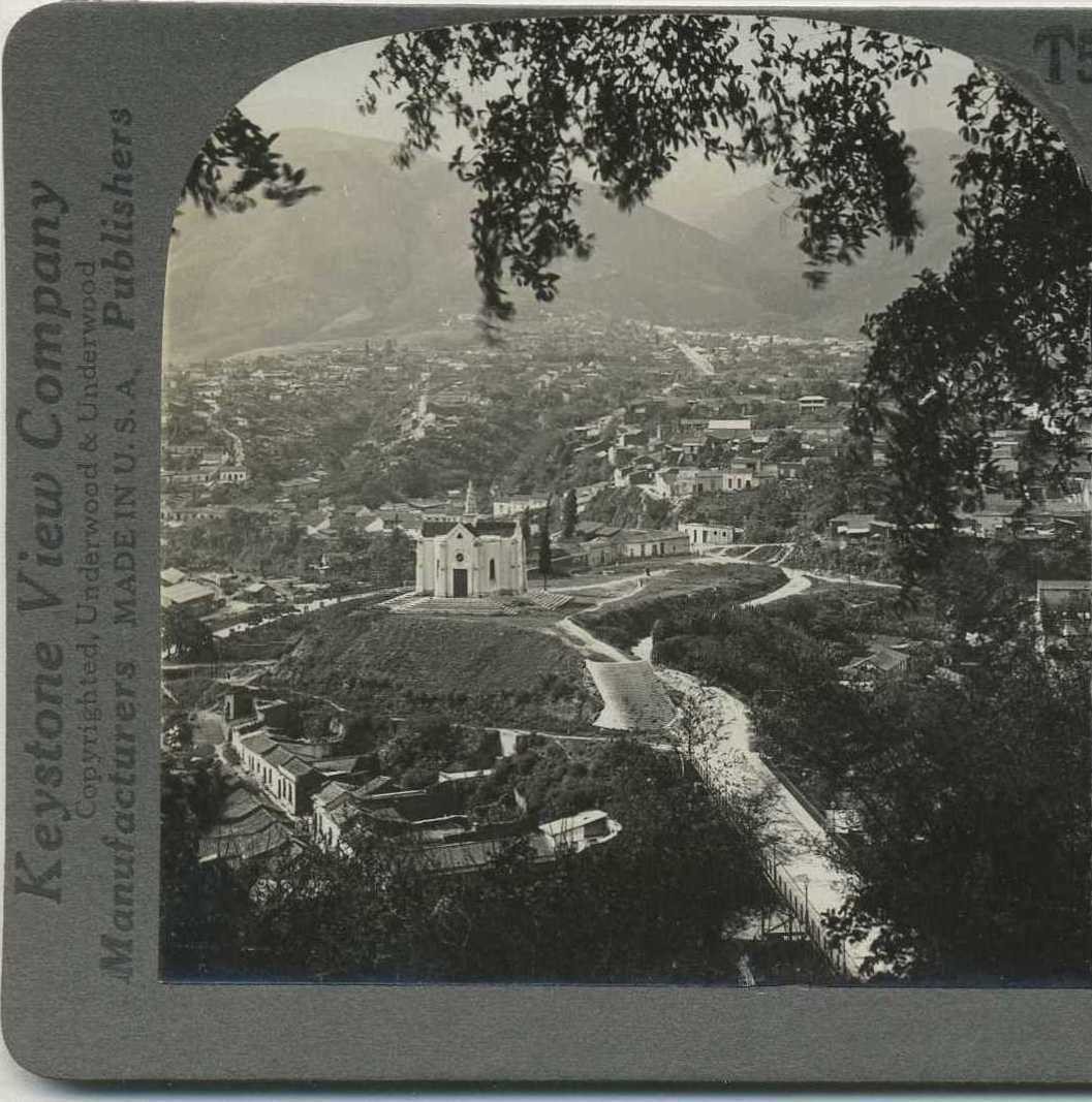 Overlooking Caracas, Capital City, c1920, Cities & Towns, Stereoview