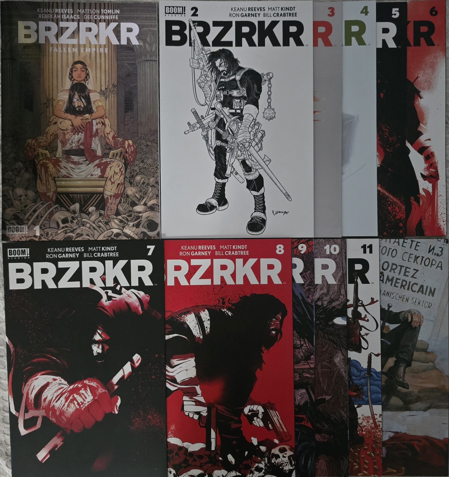 BRZRKR 1 2 3 4 5 6 7 8 9 10 11 12 Complete Set Run Boom Studios Cover A B C KEY BRZRKR 1 2 3 4 5 6 7 8 9 10 11 12 Complete Set Run Boom Studios Cover A B C KEY