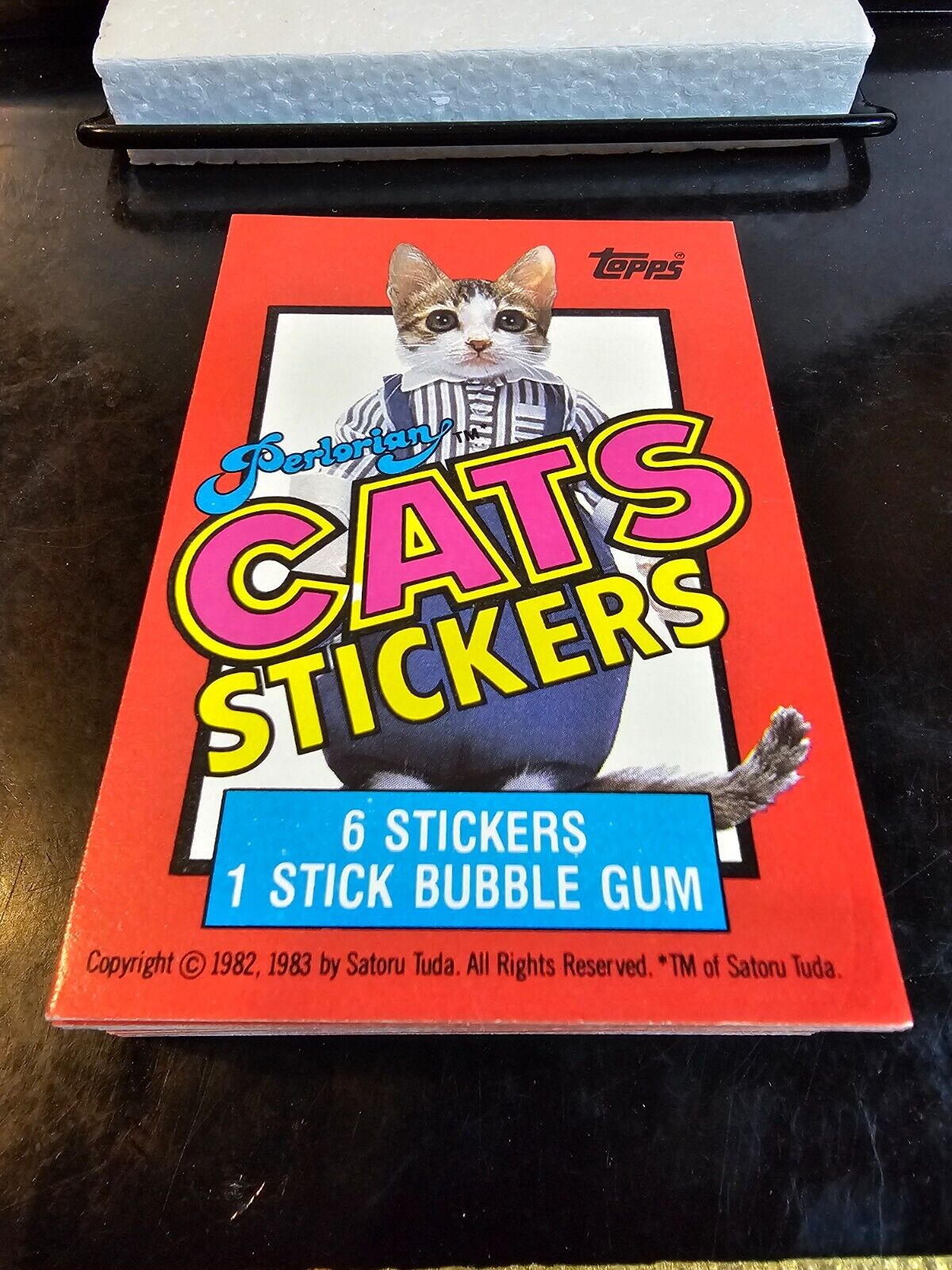 1983 Topps Perlorian Cats Stickers Complete Set (1-55)