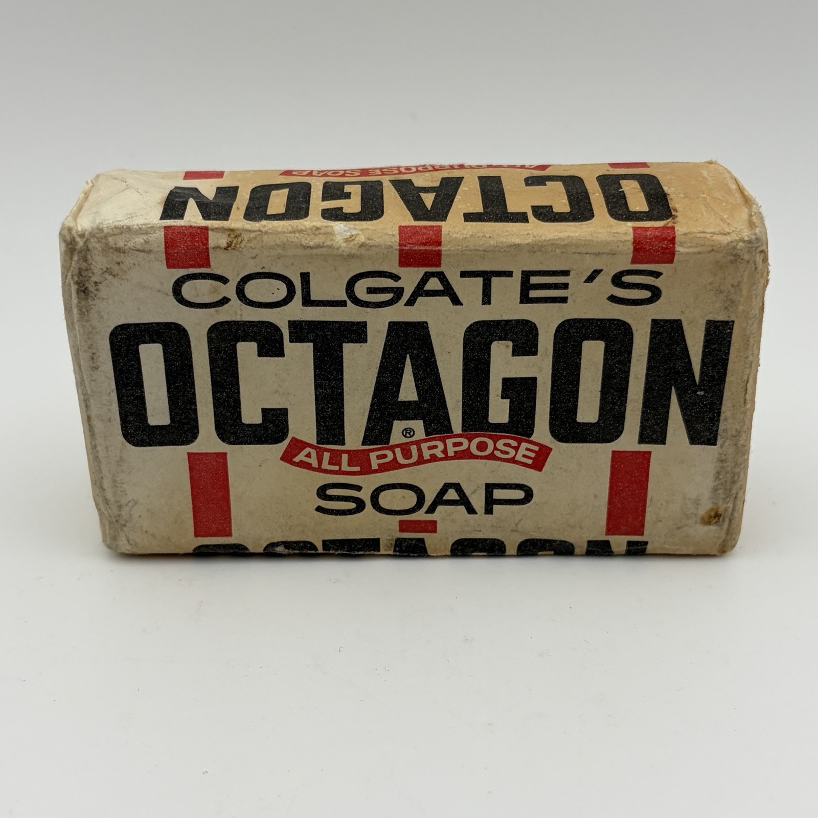 VTG ✅ Colgate's Octagon All Purpose 7 oz Bar Soap New Old Stock ✅ Label Has Wear