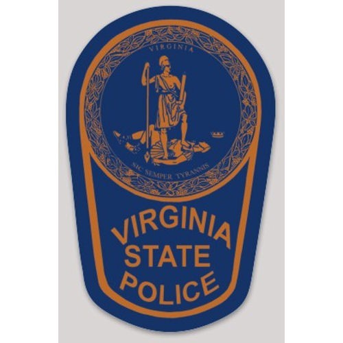Virginia State Police Sticker 2x3 Inch Law Enforcement Vinyl Decal Virginia State Police Sticker 2x3 Inch Law Enforcement Vinyl Decal